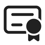 Certificate SVG Icon